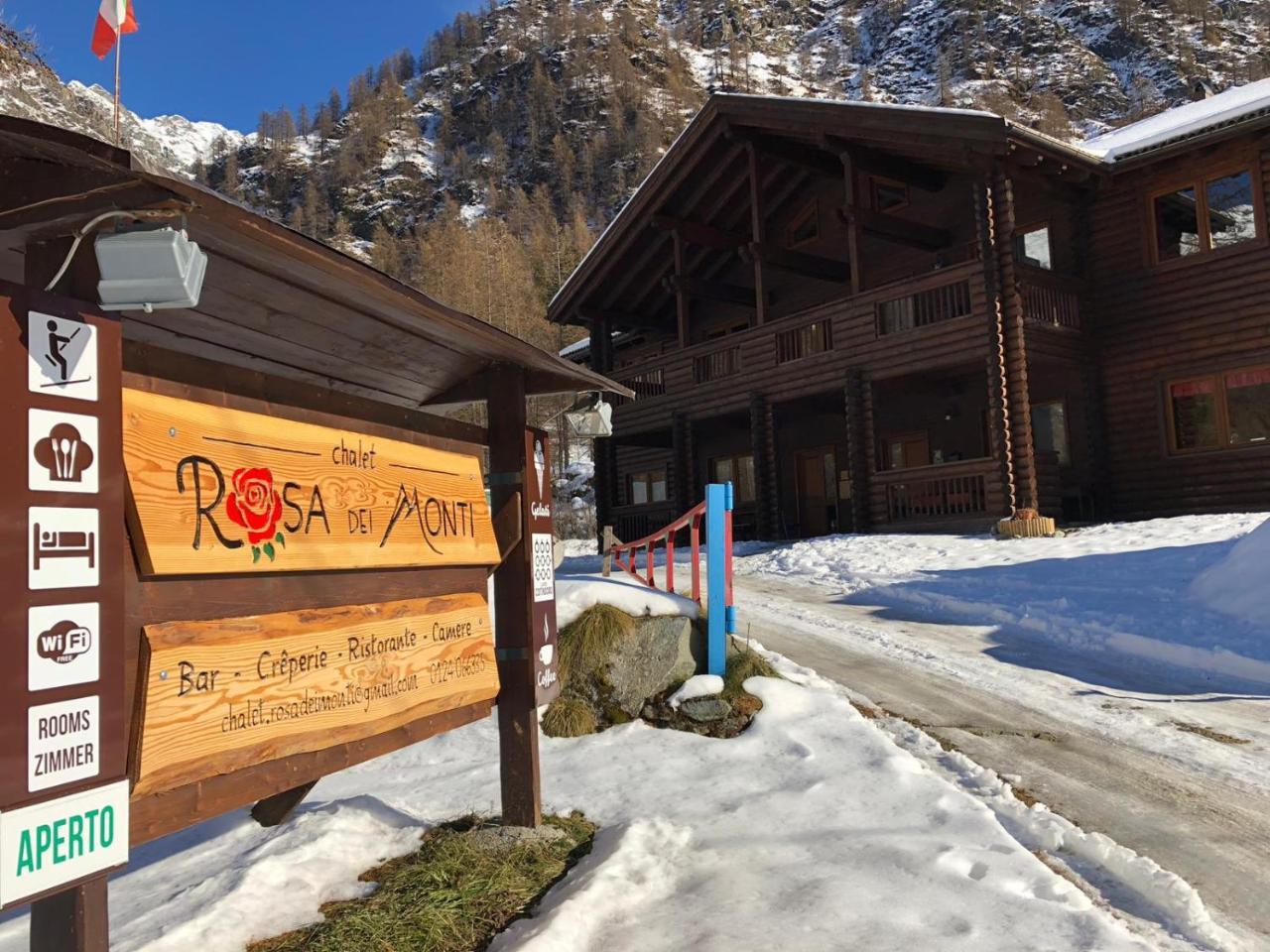 Chalet Rosa Dei Monti Piamprato Exteriér fotografie